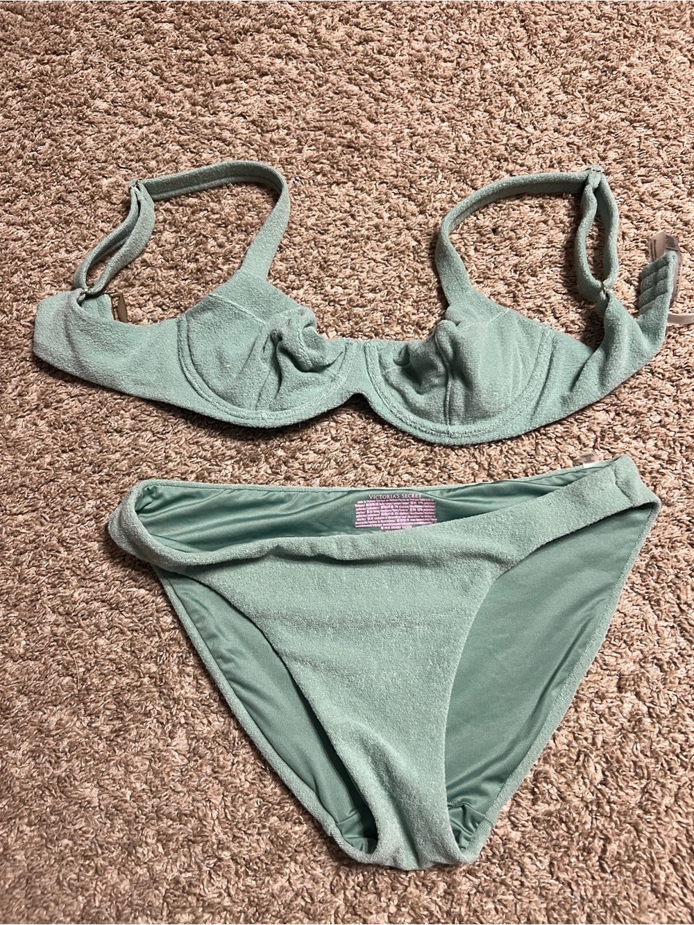 Victoria's Secret Sage Green Two-Piece Bikini